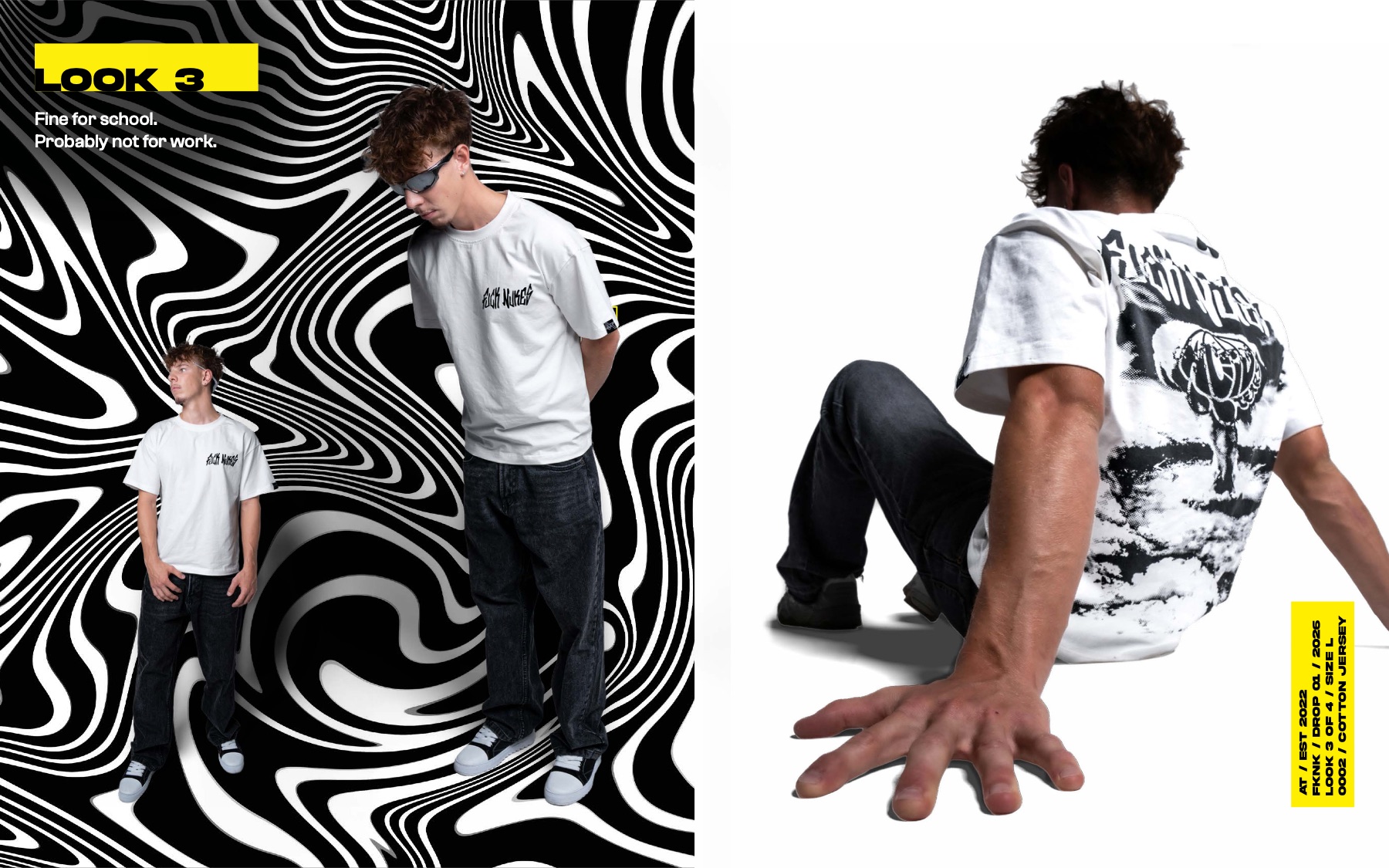 Lookbook spread, look 3